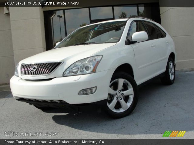 2007 Lexus RX 350 in Crystal White
