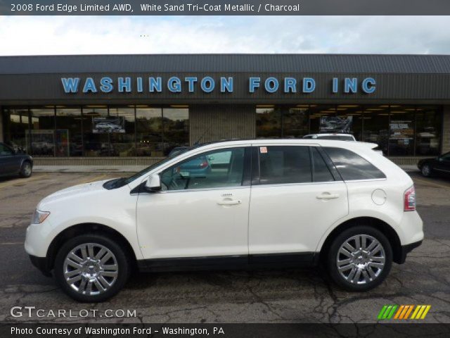 2008 Ford Edge Limited AWD in White Sand Tri-Coat Metallic