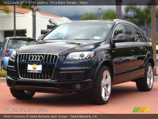 2011 Audi Q7 3.0 TDI quattro in Orca Black Metallic