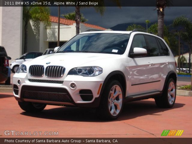 2011 BMW X5 xDrive 35d in Alpine White