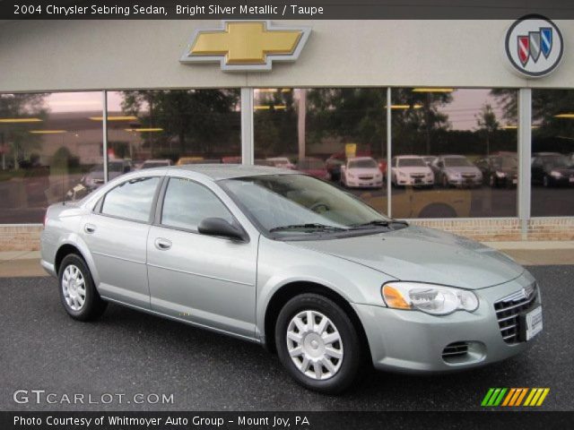 2004 Chrysler Sebring Sedan in Bright Silver Metallic
