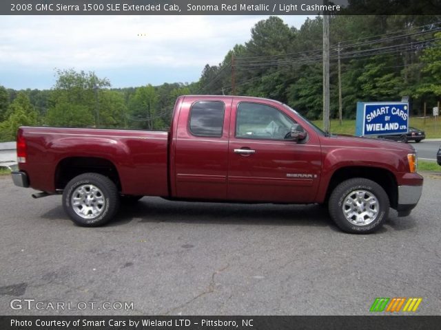 2008 GMC Sierra 1500 SLE Extended Cab in Sonoma Red Metallic