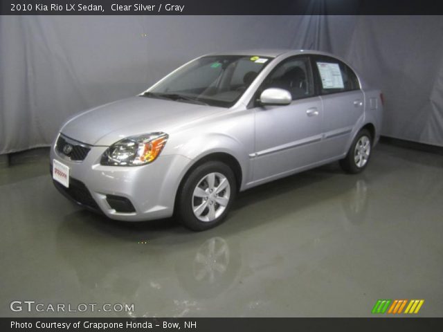 2010 Kia Rio LX Sedan in Clear Silver
