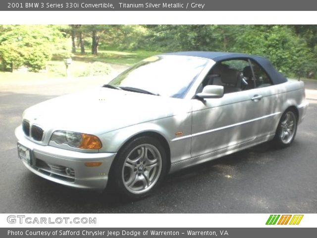 2001 BMW 3 Series 330i Convertible in Titanium Silver Metallic