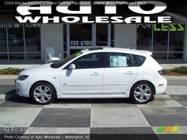 2009 Mazda MAZDA3 s Grand Touring Hatchback in Crystal White Pearl Mica