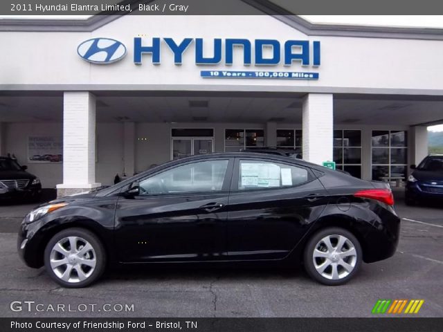 2011 Hyundai Elantra Limited in Black