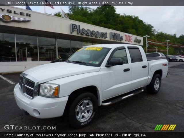 2007 Dodge Dakota TRX4 Quad Cab 4x4 in Bright White