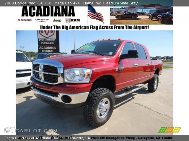 2008 Dodge Ram 2500 SXT Mega Cab 4x4 in Flame Red