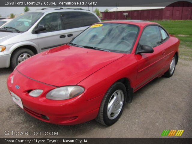 1998 Ford Escort ZX2 Coupe in Vermillion Red