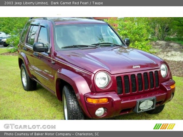 2003 Jeep Liberty Limited in Dark Garnet Red Pearl