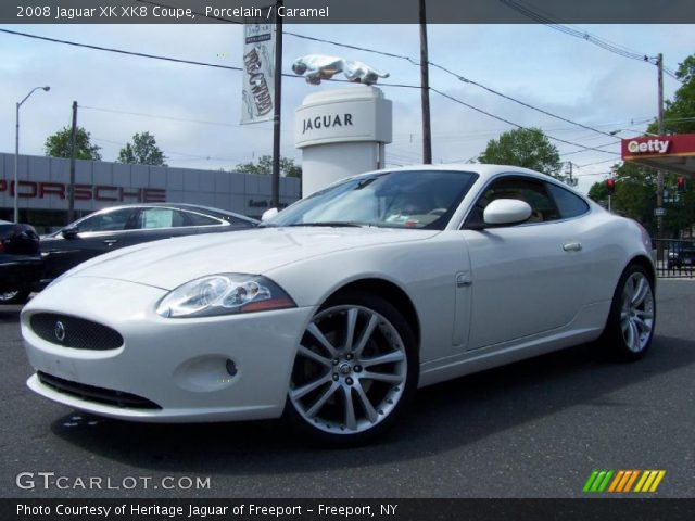 2008 Jaguar XK XK8 Coupe in Porcelain