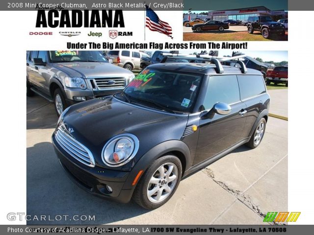 2008 Mini Cooper Clubman in Astro Black Metallic