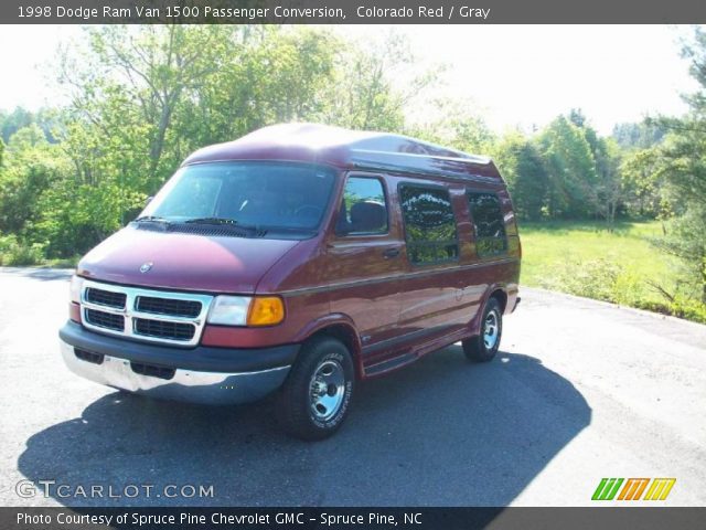 1998 Dodge Ram Van 1500 Passenger Conversion in Colorado Red
