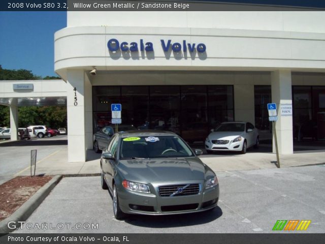 2008 Volvo S80 3.2 in Willow Green Metallic