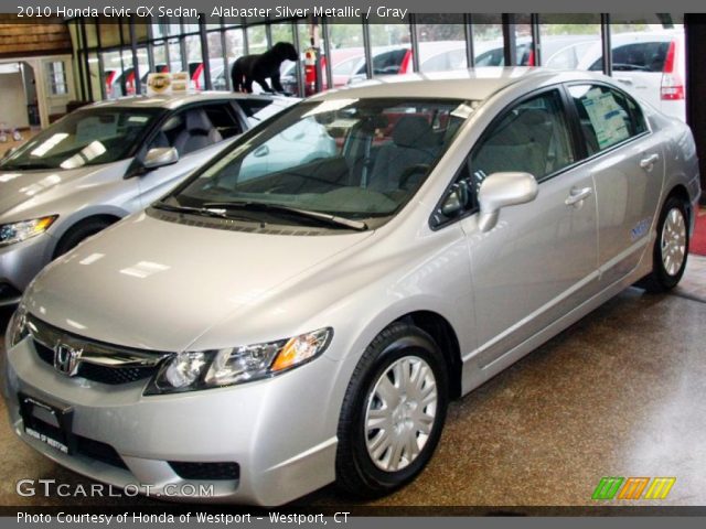 2010 Honda Civic GX Sedan in Alabaster Silver Metallic