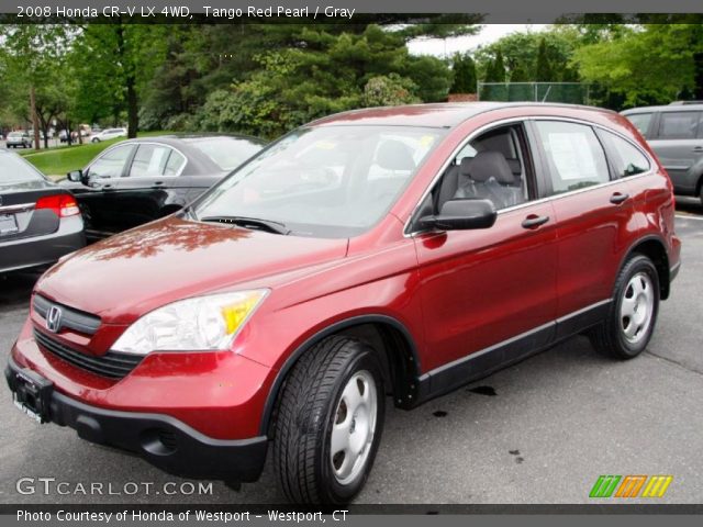 2008 Honda CR-V LX 4WD in Tango Red Pearl