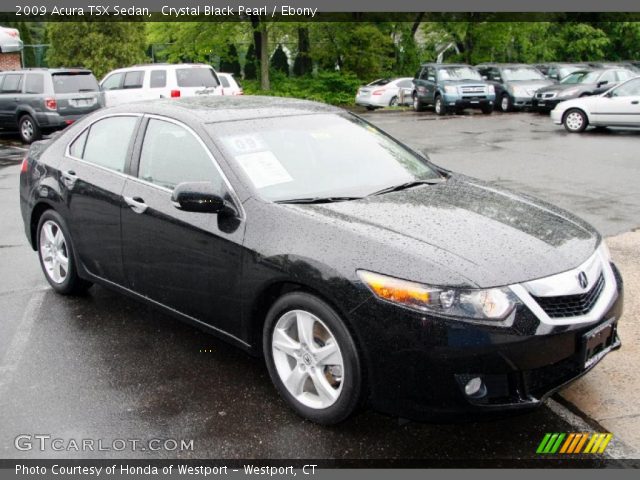 2009 Acura TSX Sedan in Crystal Black Pearl