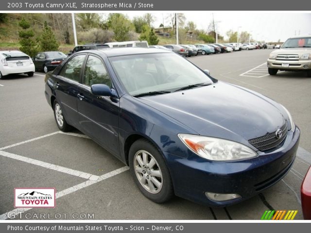 2003 Toyota Camry XLE in Stratosphere Mica