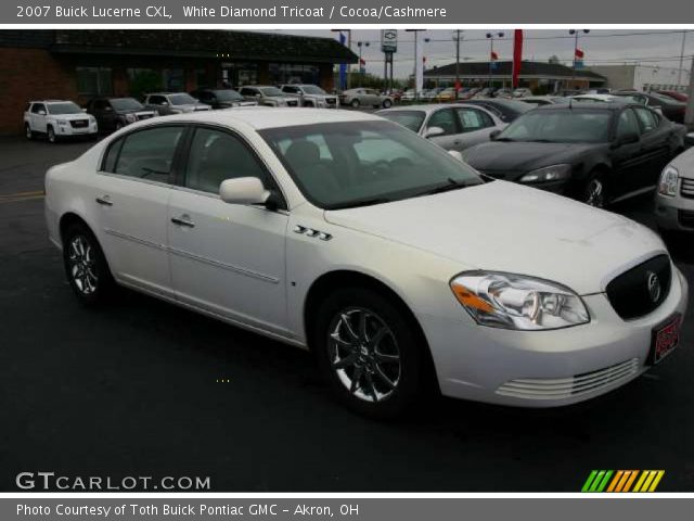 2007 Buick Lucerne CXL in White Diamond Tricoat
