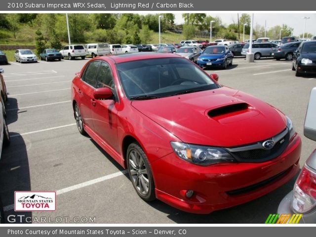2010 Subaru Impreza WRX Sedan in Lightning Red