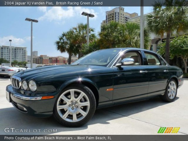 2004 Jaguar XJ Vanden Plas in British Racing Green