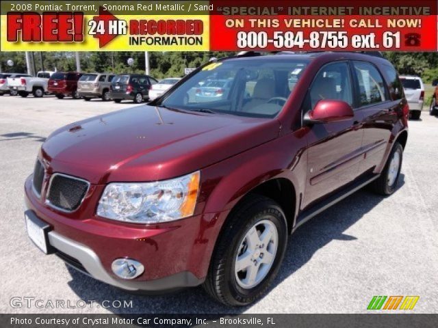 2008 Pontiac Torrent  in Sonoma Red Metallic