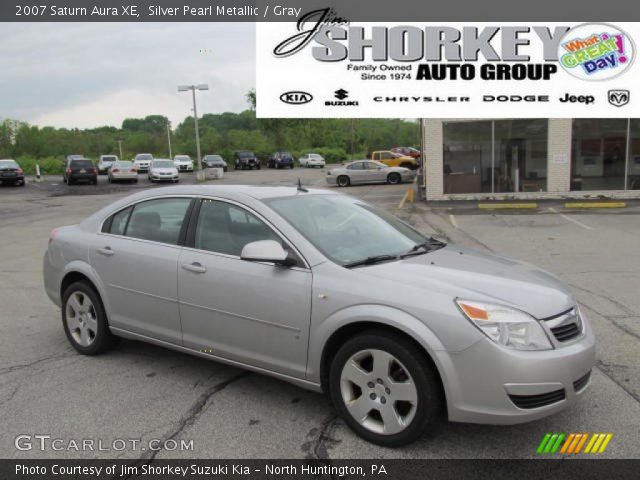 2007 Saturn Aura XE in Silver Pearl Metallic