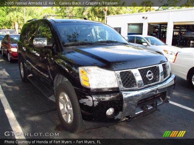 2005 Nissan Armada LE 4x4 in Galaxy Black