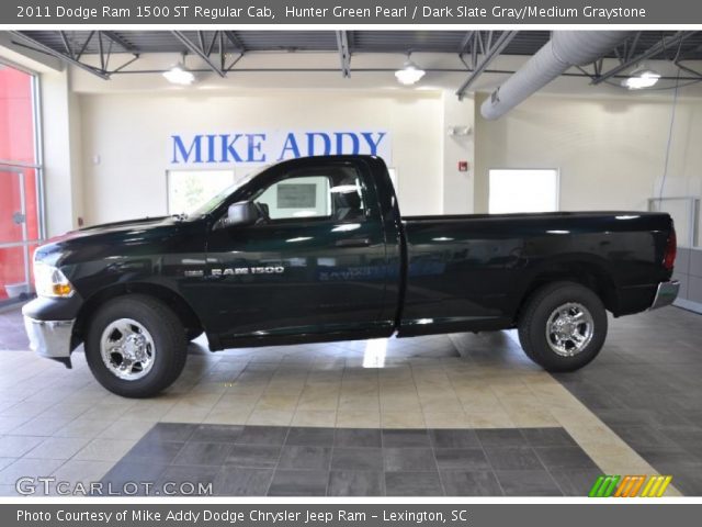 2011 Dodge Ram 1500 ST Regular Cab in Hunter Green Pearl