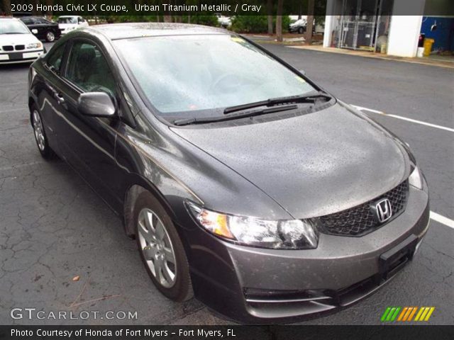 2009 Honda Civic LX Coupe in Urban Titanium Metallic