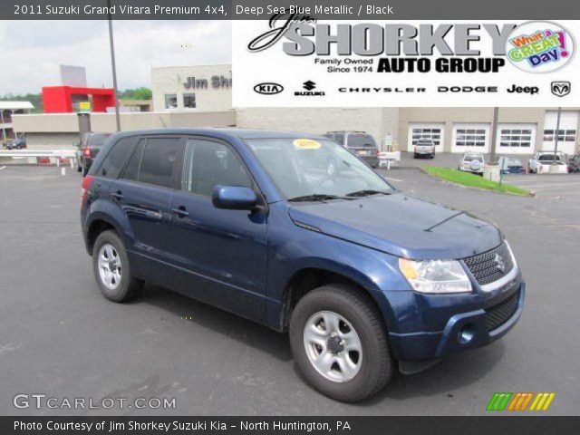 2011 Suzuki Grand Vitara Premium 4x4 in Deep Sea Blue Metallic