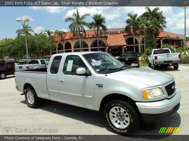 2002 Ford F150 XLT SuperCab in Silver Metallic