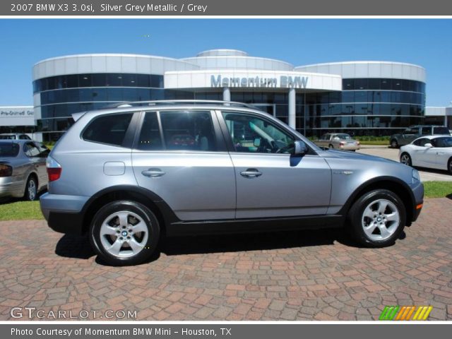 2007 BMW X3 3.0si in Silver Grey Metallic