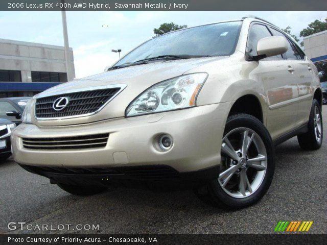 2006 Lexus RX 400h AWD Hybrid in Savannah Metallic