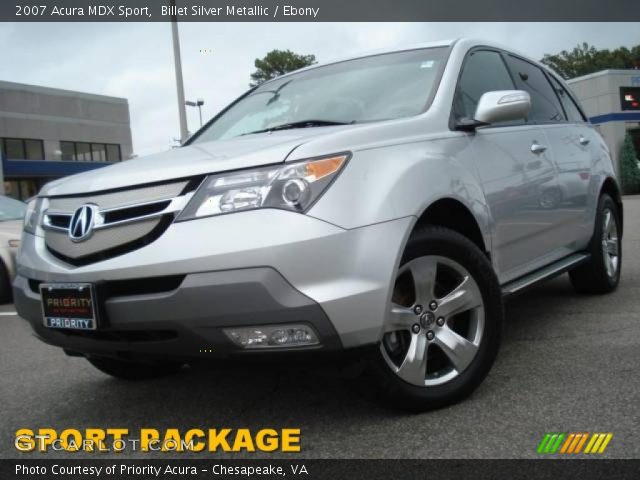 2007 Acura MDX Sport in Billet Silver Metallic