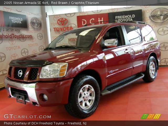 2005 Nissan Armada SE 4x4 in Red Brawn