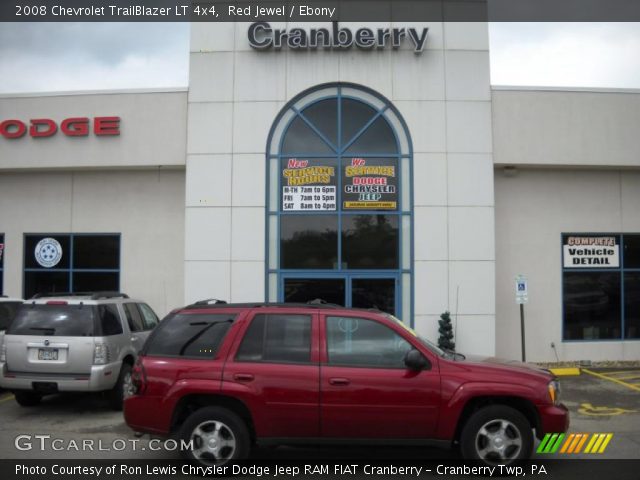 2008 Chevrolet TrailBlazer LT 4x4 in Red Jewel