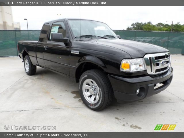 2011 Ford Ranger XLT SuperCab in Black