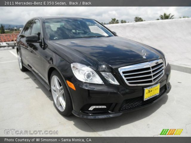 2011 Mercedes-Benz E 350 Sedan in Black