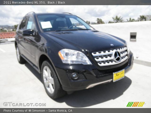 2011 Mercedes-Benz ML 350 in Black