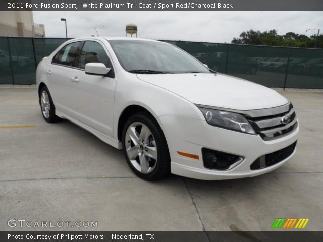 2011 Ford Fusion Sport in White Platinum Tri-Coat