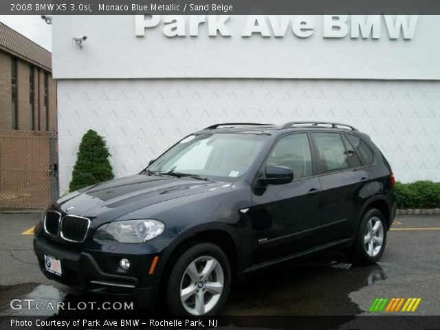 2008 BMW X5 3.0si in Monaco Blue Metallic