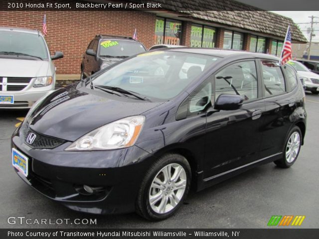 2010 Honda Fit Sport in Blackberry Pearl