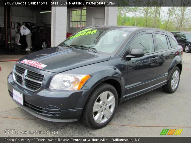 2007 Dodge Caliber SXT in Steel Blue Metallic