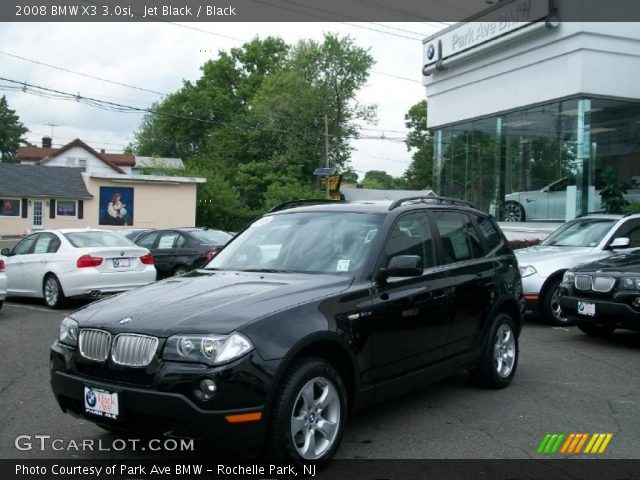 2008 BMW X3 3.0si in Jet Black