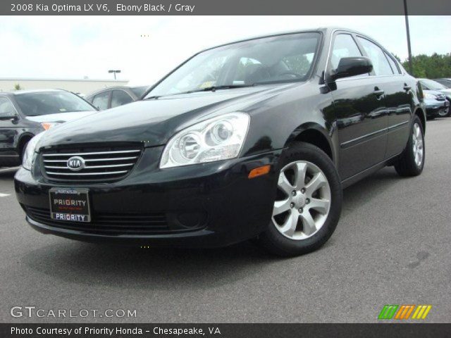 2008 Kia Optima LX V6 in Ebony Black