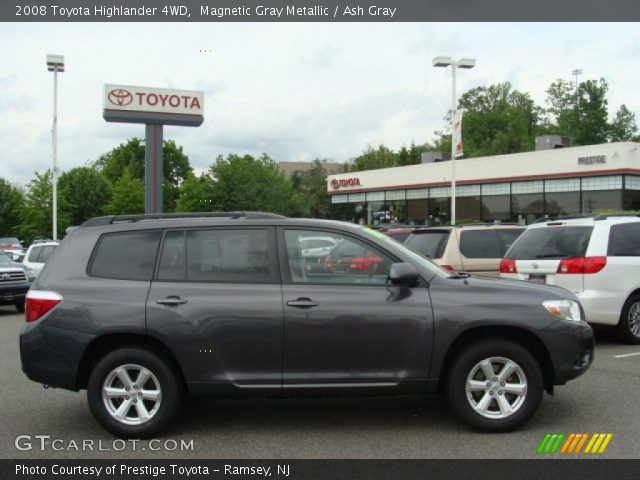 2008 Toyota Highlander 4WD in Magnetic Gray Metallic