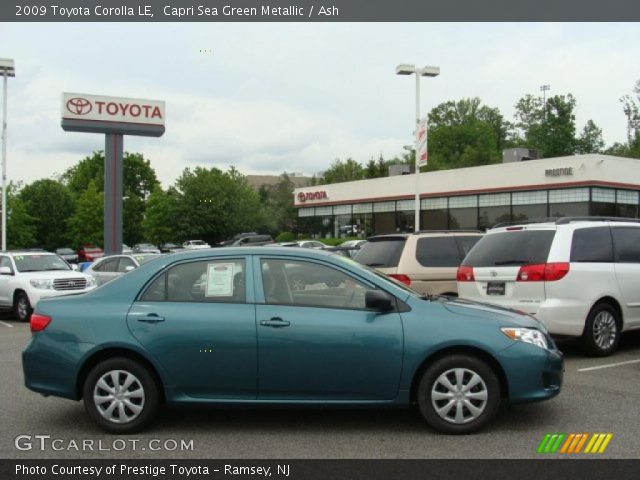 2009 Toyota Corolla LE in Capri Sea Green Metallic