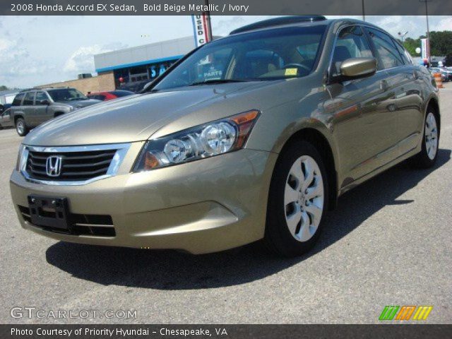 2008 Honda Accord EX Sedan in Bold Beige Metallic