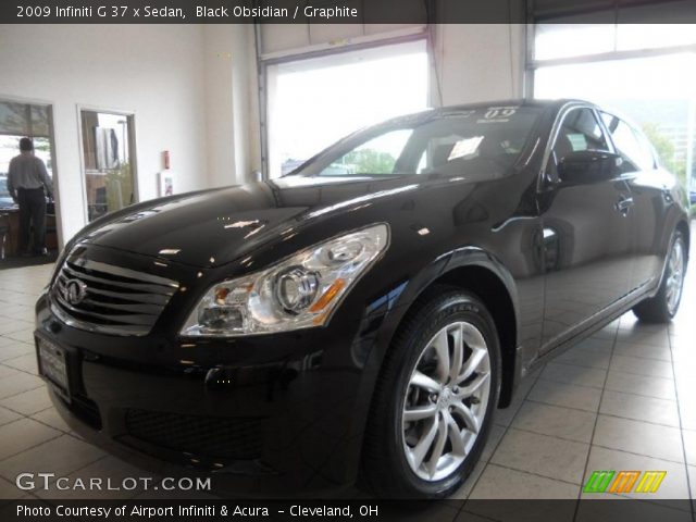 2009 Infiniti G 37 x Sedan in Black Obsidian